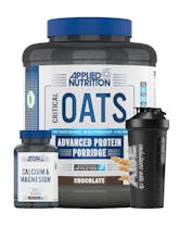 Applied Nutrition Critical Oats 3kg - FREE Calcium & Magnesium 60 Tablets and ABE Shaker