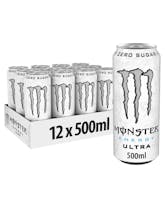 Monster Energy Monster Ultra 500ml x 12 Cans