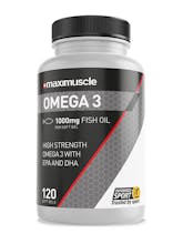 Maximuscle Omega 3 1000mg Fish Oil x 120 Soft Gel Caps